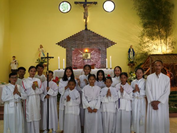 Para petugas liturgi Natal di Kapel Jurangjero