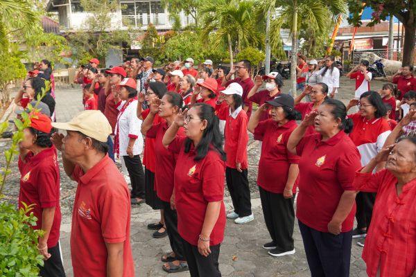 Upacara Kemerdekaan RI ke-81 di Paroki Kelor