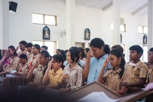 Diawali dengan Misa, menguatkan iman para Pelajar